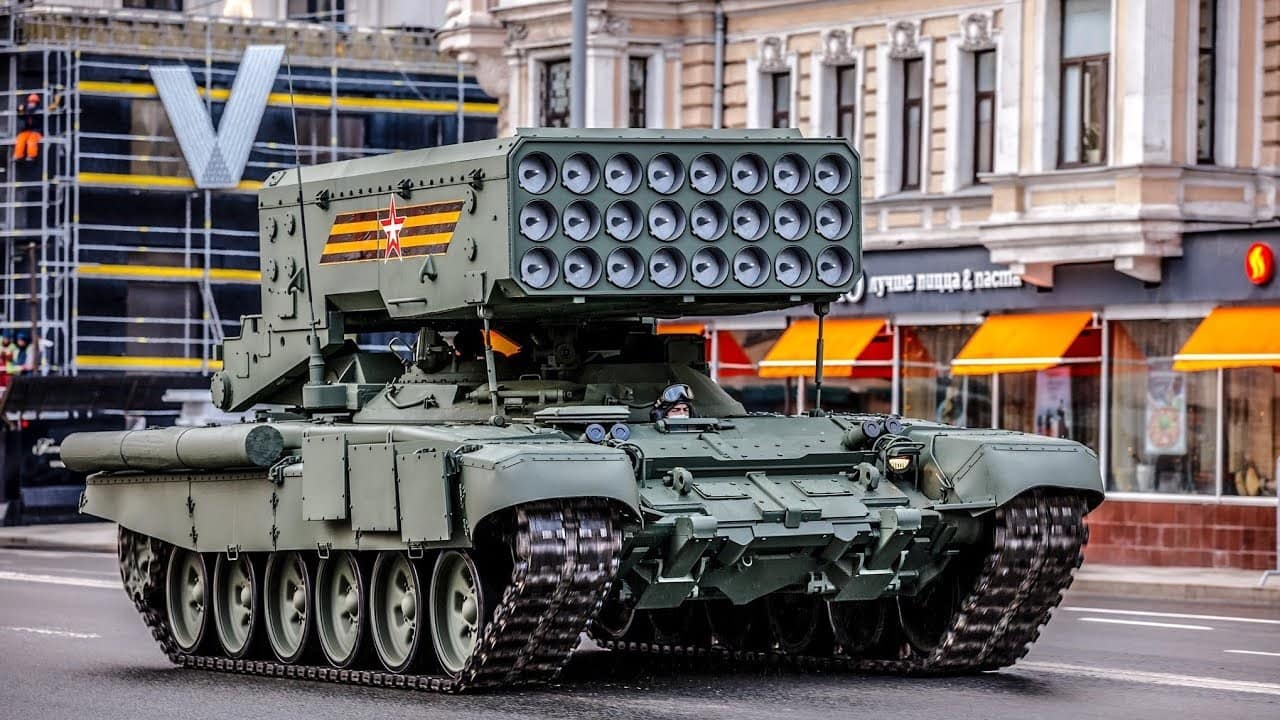 Russian TOS-1 MLRS. Image Credit: Creative Commons.