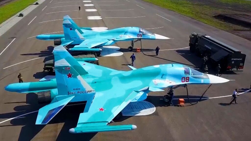 Russia's Air Force Is 'Bleeding Out' Su-34 Fullback and Su-35