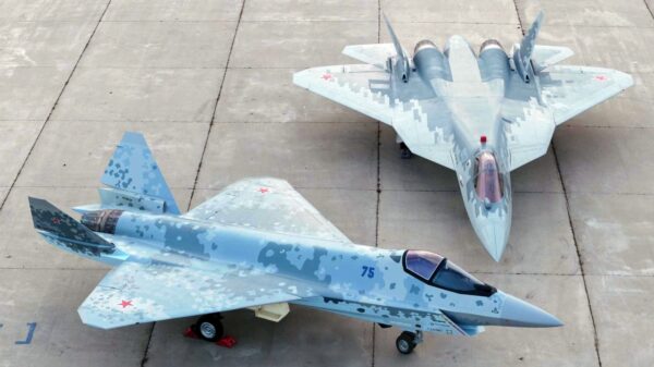 Russia's Su-75 Checkmate and Su-57. Russian Air Force.