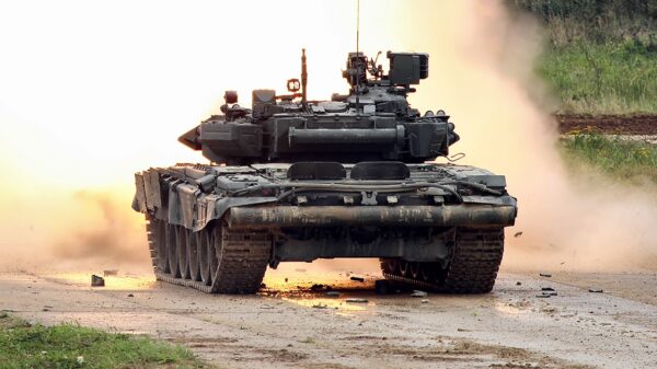 Russian Military Tank T-90