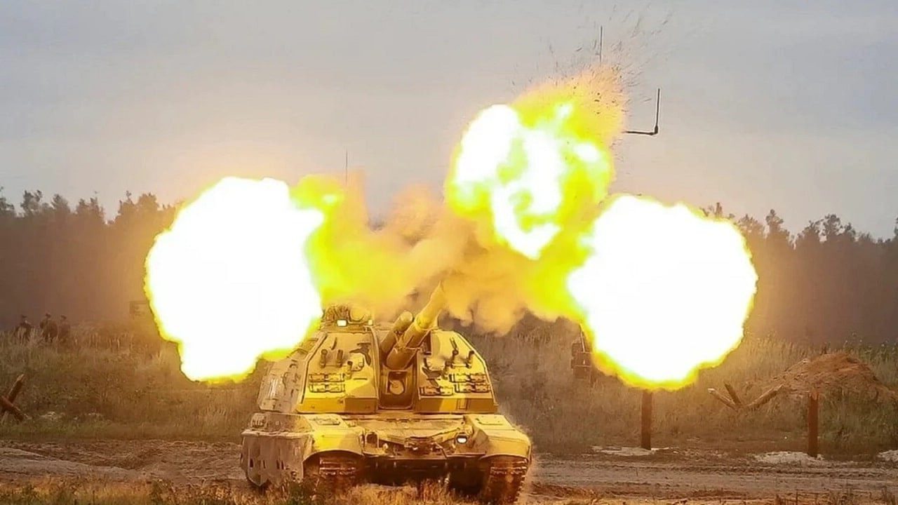 Russian artillery firing in Ukraine. Image Credit: Creative Commons.