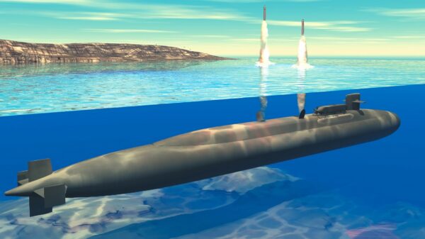 Artist's concept of an Ohio-class SSGN launching Tomahawk Land Attack Missiles. Image Credit: Creative Commons.