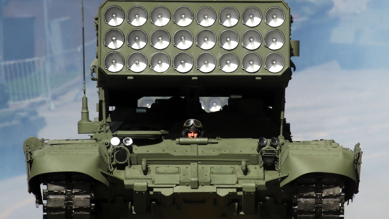 TOS-1 rocket launcher. Image Credit: Creative Commons.