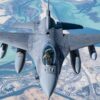 A U.S. Air Force F-16 Fighting Falcon flies over the U.S. Central Command area of responsibility Oct. 14, 2020. The F-16 Fighting Falcon is a compact, multirole fighter aircraft that has proven itself in both air-to-air combat and air-to-surface attack. (U.S. Air Force photo by Senior Airman Duncan C. Bevan)
