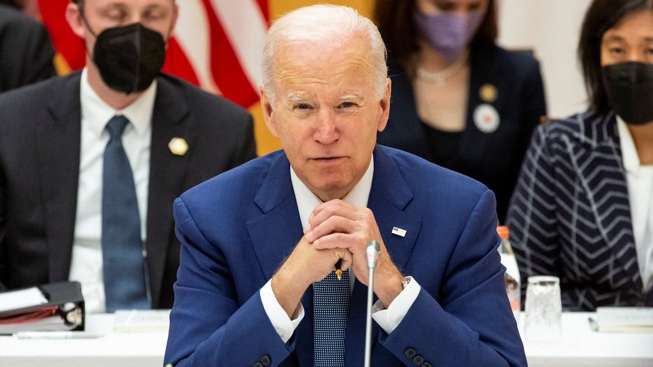 U.S. President Joe Biden attends the Quad leaders’ summit, in Tokyo, Japan, May 24, 2022. Yuichi Yamazaki/Pool via REUTERS