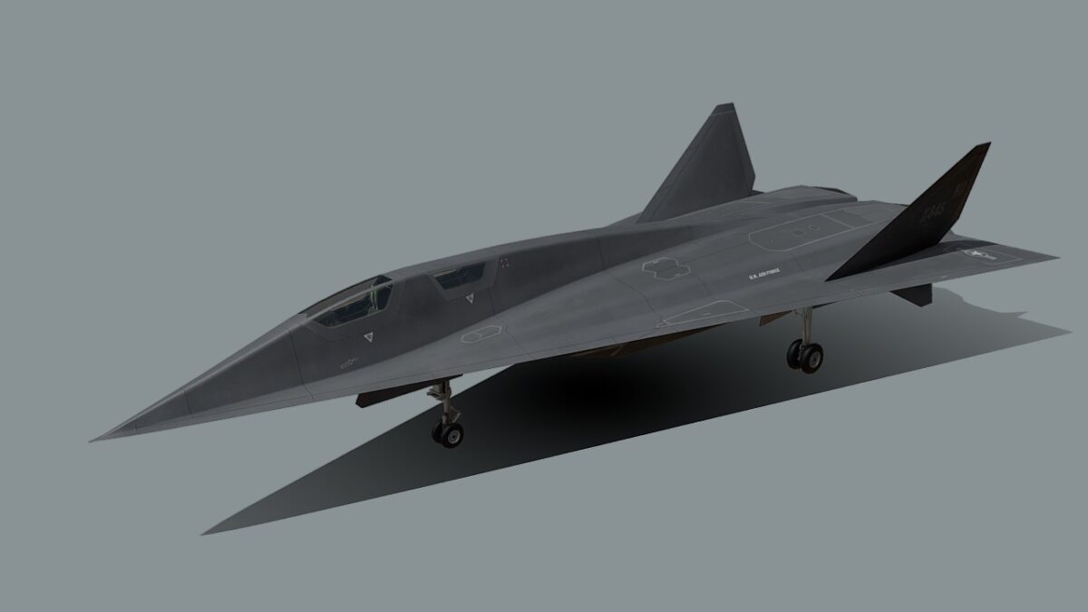 SR-91 3d Model. Screenshot from Tim Samedov Sketchfab. 