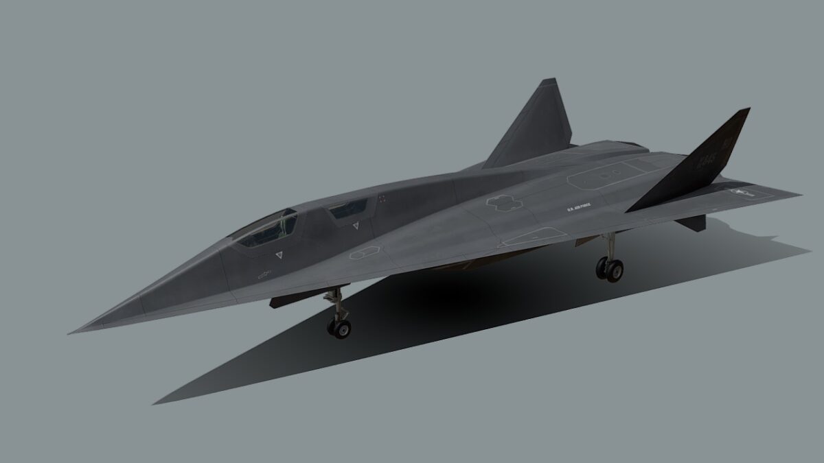 SR-91 3d Model. Screenshot from Tim Samedov Sketchfab.