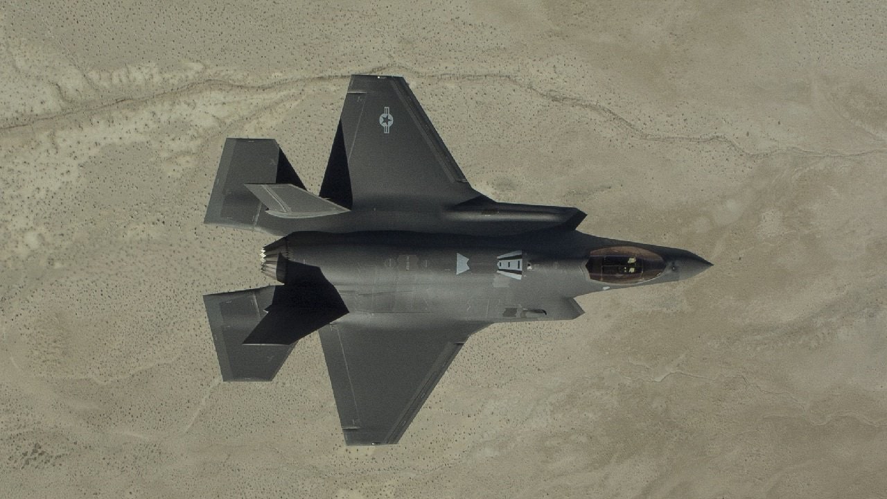 A U.S. Air Force F-35A Lightning II, assigned to the 4th Fighter Squadron from Hill Air Force Base, Utah, conducts flight training operations over the Utah Test and Training Range on Feb 14, 2018. The F-35A is a single-seat, single engine, fifth generation, multirole fighter that’s able to perform ground attack, reconnaissance and air defense missions with stealth capability. (U.S. Air Force photo by Staff Sgt. Andrew Lee)