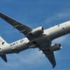 A P-8A Poseidon assigned to Patrol Squadron (VP) 16 is seen in flight over Jacksonville, Fla. (U.S Navy photo by Personnel Specialist 1st Class Anthony Petry)