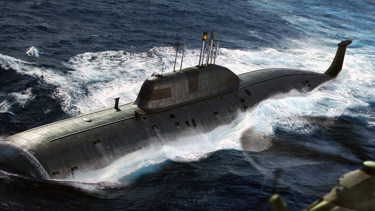 Akula-Class Submarine. Image Credit: Computer Generated Image, Screenshot.