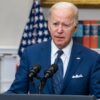 President Joe Biden, joined by First Lady Jill Biden, delivers remarks on the mass shooting at Robb Elementary School in Uvalde, Texas, Tuesday, May 24, 2022, in the Roosevelt Room of the White House. (Official White House Photo by Adam Schultz)