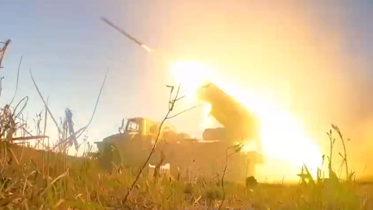 Russian Artillery Attack