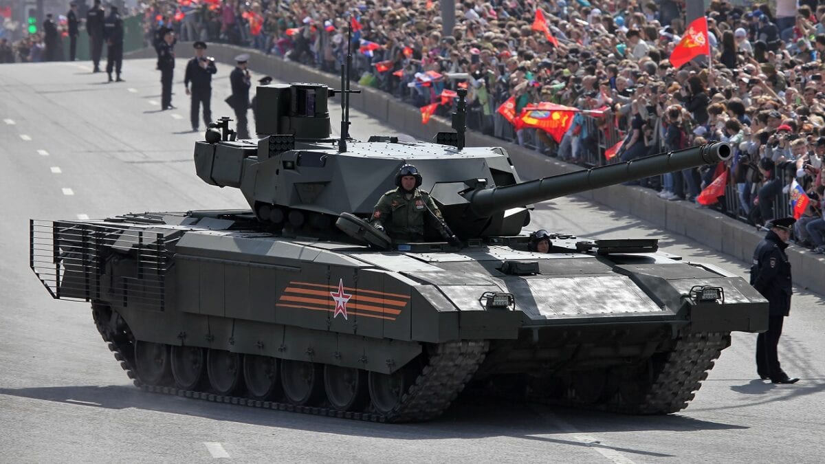 Image of T-14 Armata tank in the Russian Military. Image Credit: Vitali Kuzman.