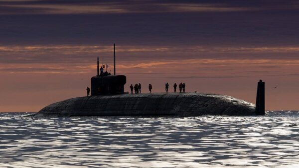 Russia’s nuclear-powered ballistic missile submarine Knyaz Oleg on first sea trial