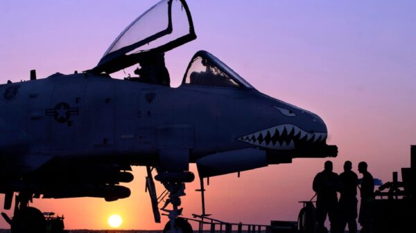 A-10 Warthog Sunset