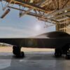 Artist rendering of a B-21 Raider concept in a hangar at Dyess, Air Force Base, Texas, one of the future bases to host the new airframe. (Courtesy photo by Northrop Grumman)