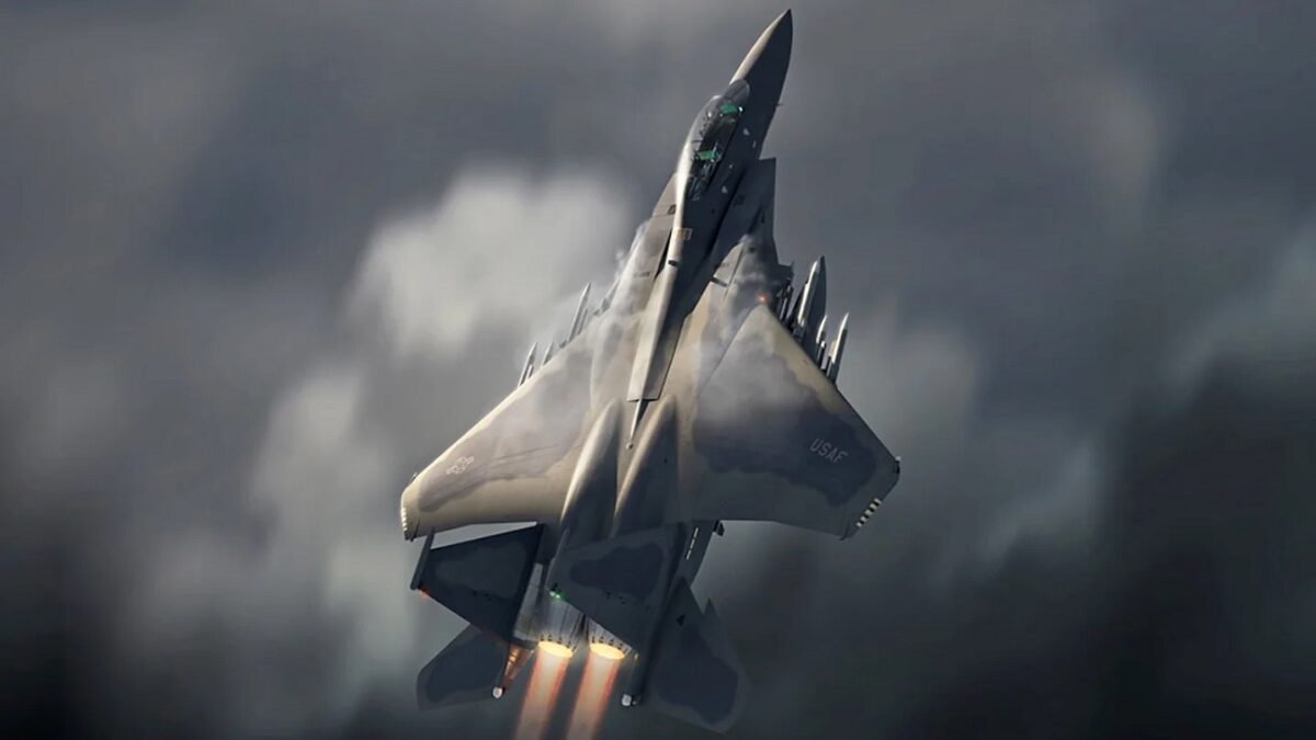 F-15EX. F-15EX. Image Credit: Boeing.