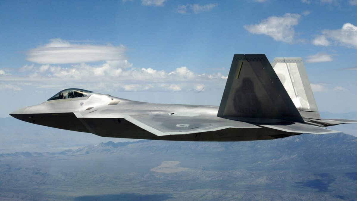 F-22 Raptor. Image: Creative Commons.