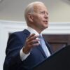 President Joe Biden delivers remarks on the passage of gun safety bill S. 2938, the Bipartisan Safer Communities Act, Saturday, June 25, 2022, in the Roosevelt Room of the White House. (Official White House Photo by Erin Scott)