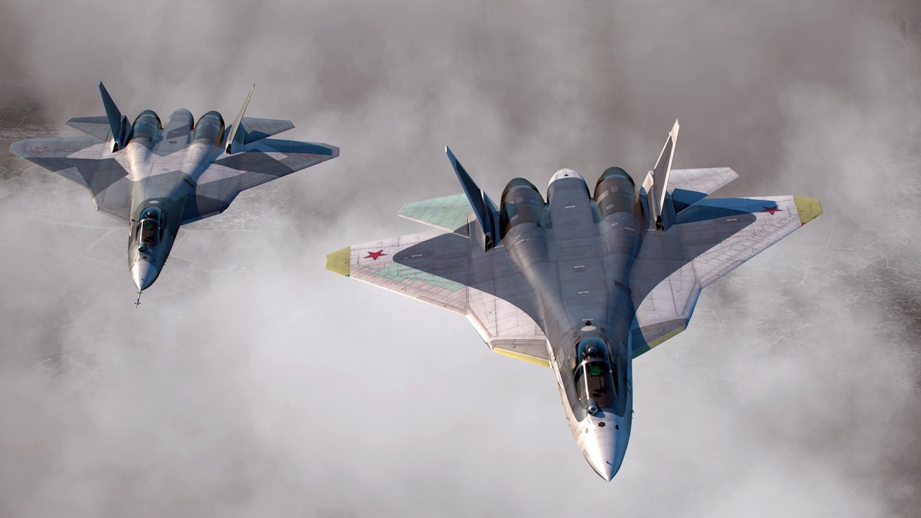 Su-57 stealth fighter. Image Credit: Artist Rendition.