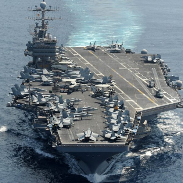 INDIAN OCEAN, (Jan 18, 2012) The Nimitz-class aircraft carrier USS Abraham Lincoln (CVN 72) transits the Indian Ocean. Abraham Lincoln is in the U.S. 7th Fleet area of responsibility as part of a deployment to the western Pacific and Indian Oceans to support coalition efforts. (U.S. Navy photo by Chief Mass Communication Specialist Eric S. Powell/ Released)