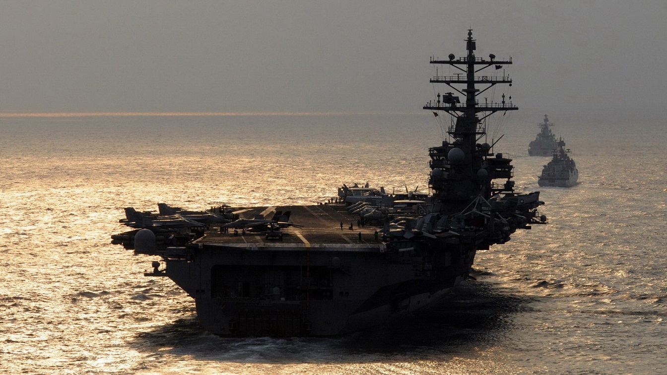 U.S. Navy Aircraft Carrier Ronald Reagan. Image Credit: Creative Commons.