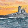 Yamato-Class Battleship/Artist Rendition. Image Credit: Creative Commons.