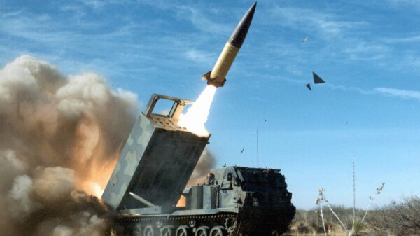 ATACMS like Ukraine wants firing back in 2006. Image Credit: U.S. Army.