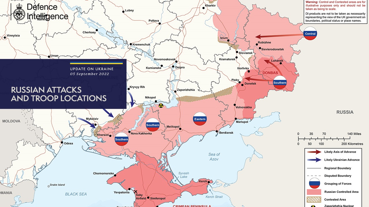 Ukraine Map 9 2022