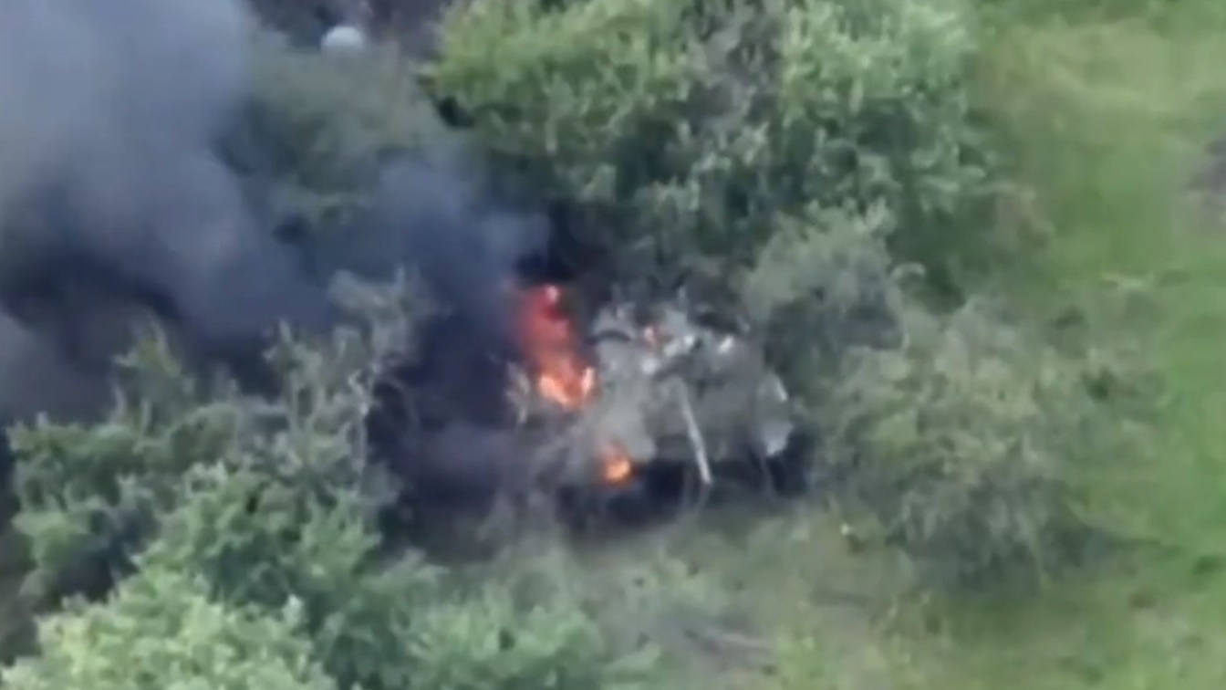 Ukraine Tank Attack on Russia