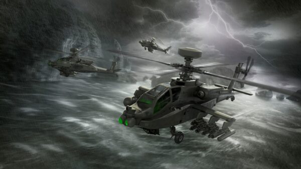 Modernized Apache Helicopter. Image Credit: Boeing.