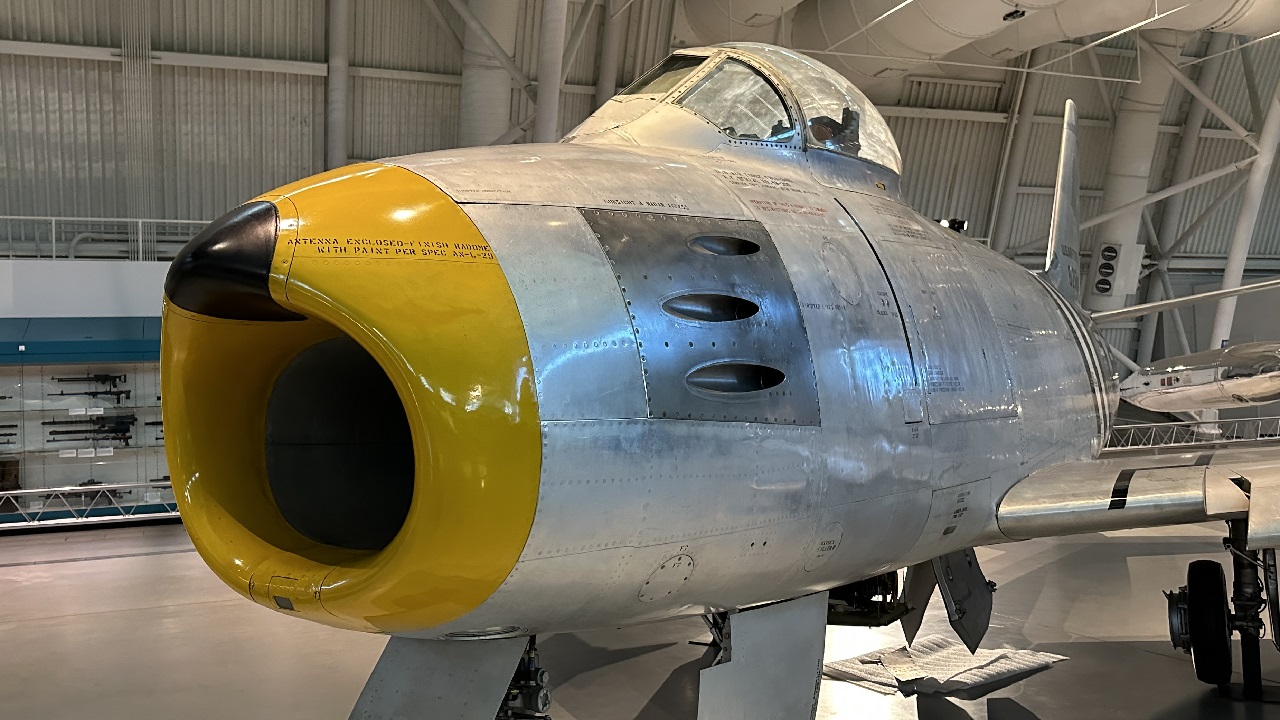 F-86 Sabre. Image Credit: 19FortyFive.com. Image was taken October 1, 2022.