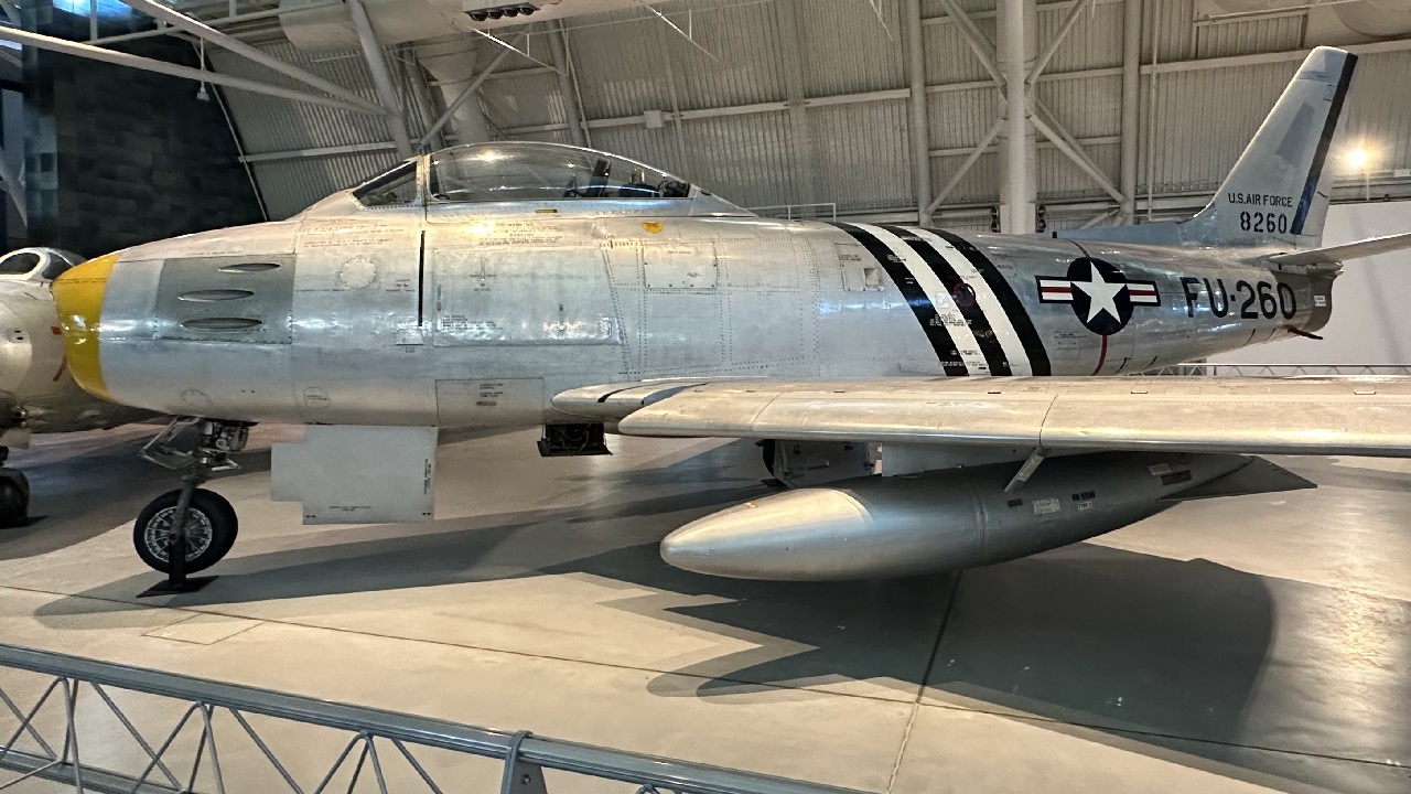F-86 Sabre. Image Credit: 19FortyFive.com. Image was taken October 1, 2022.
