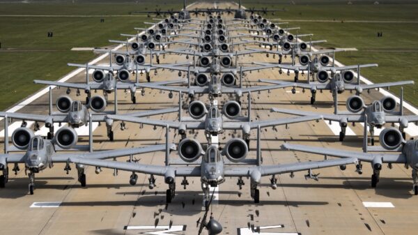 A-10 Wathog Elephant Walk. Image: Creative Commons.