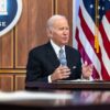 President Joe Biden participates and delivers remarks in a roundtable with business and labor leaders on the economy, Friday, November 18, 2022, in the South Court Auditorium in the Eisenhower Executive Office Building at the White House. (Official White House Photo by Erin Scott)