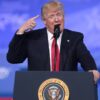 By Gage Skidmore: President of the United States Donald Trump speaking at the 2017 Conservative Political Action Conference (CPAC) in National Harbor, Maryland.