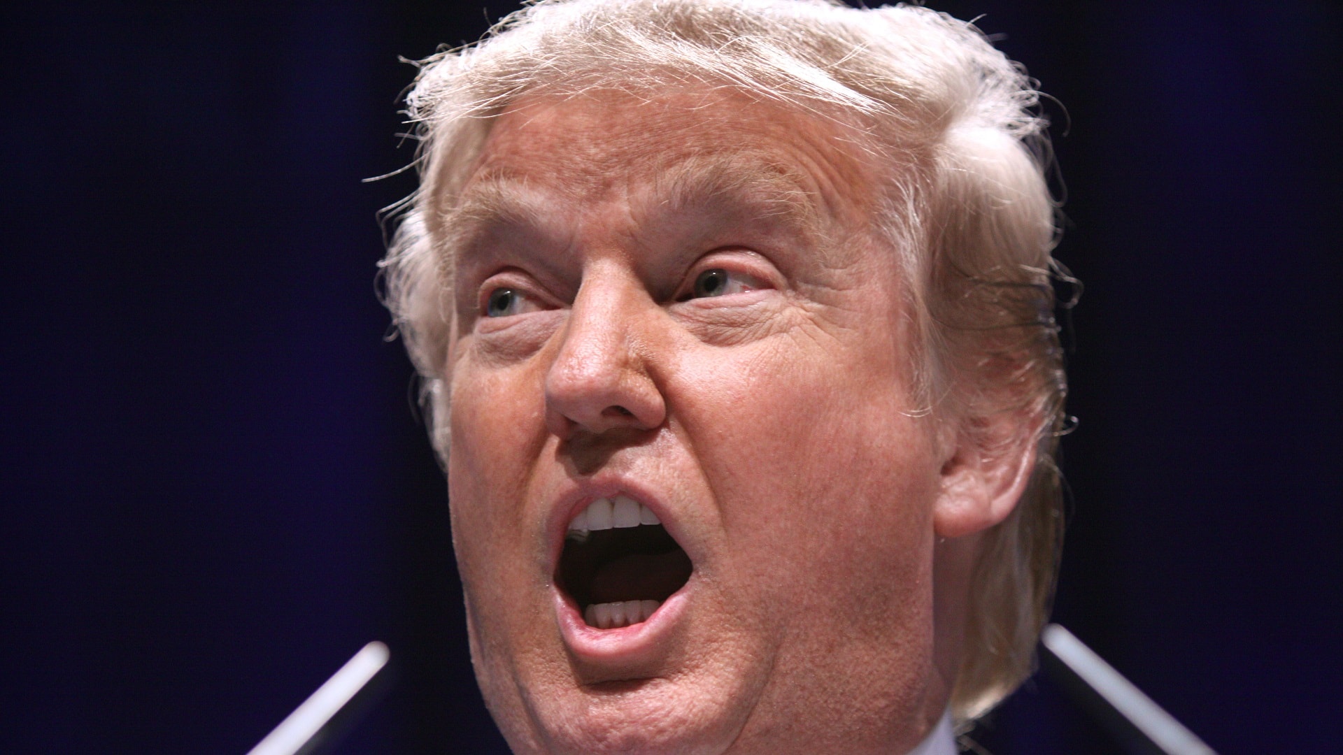 Donald Trump speaking at CPAC 2011 in Washington, D.C. Image by Gage Skidmore.