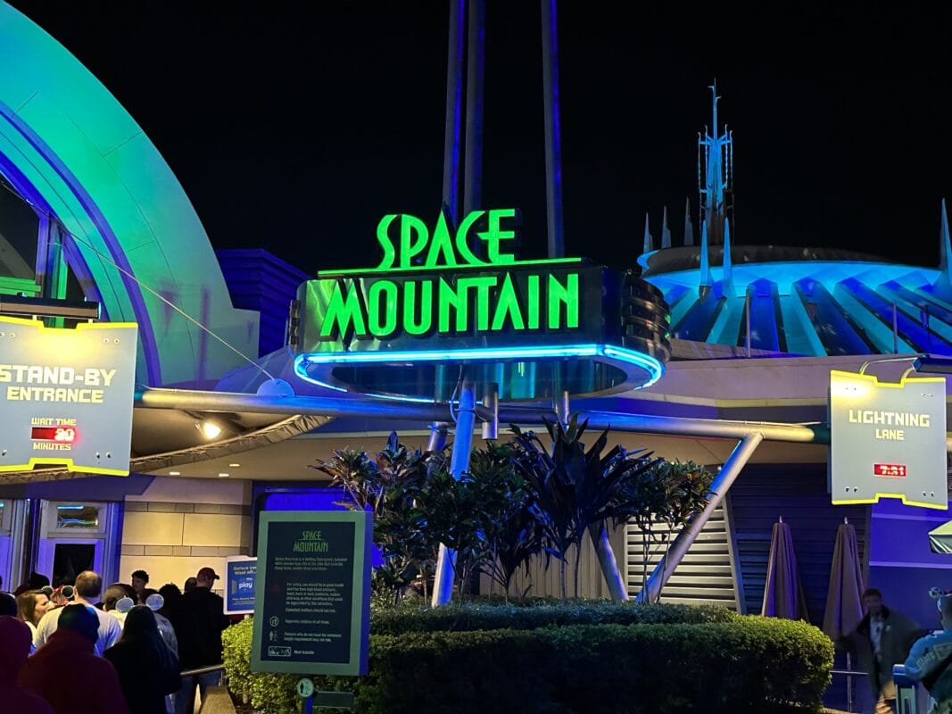 Space Mountain, December 16, 2022. 