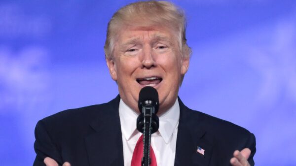 President of the United States Donald Trump speaking at the 2017 Conservative Political Action Conference (CPAC) in National Harbor, Maryland. Image Credit: Creative Commons.