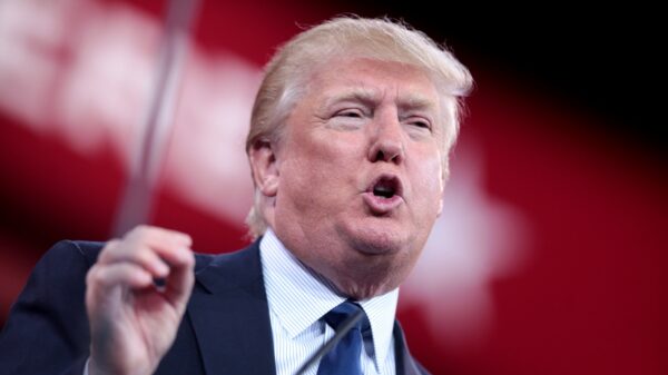 Donald Trump speaking at the 2015 Conservative Political Action Conference (CPAC) in National Harbor, Maryland. Image Credit: Creative Commons.