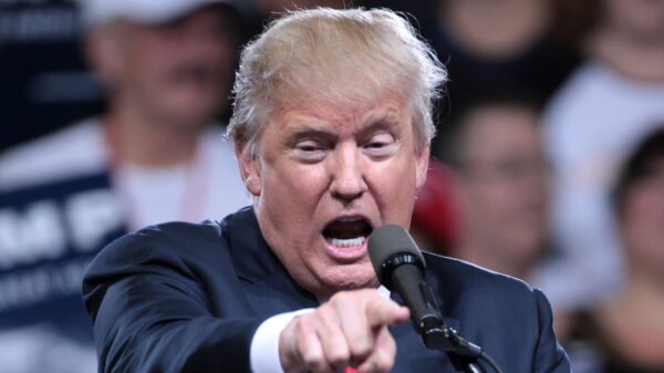 Image Credit: Gage Skidmore. Donald Trump speaking with supporters at a campaign rally at Veterans Memorial Coliseum at the Arizona State Fairgrounds in Phoenix, Arizona.