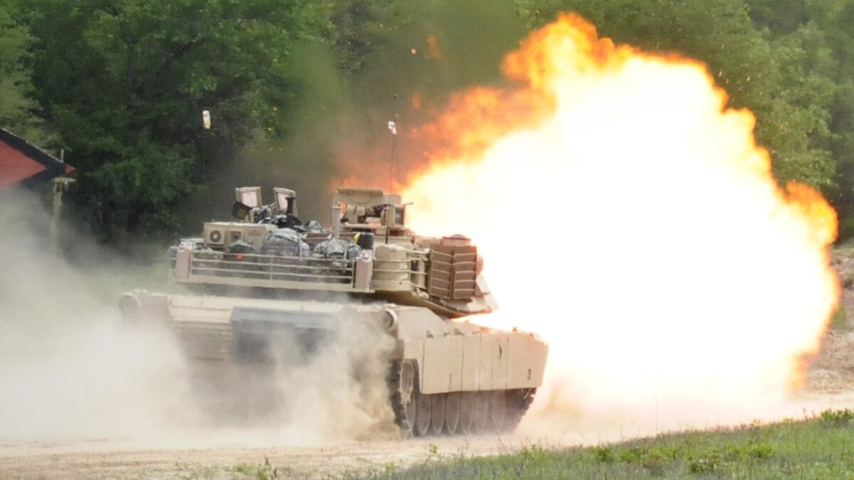 M1 Abrams Tank like in Ukraine. Image Credit: Creative Commons.