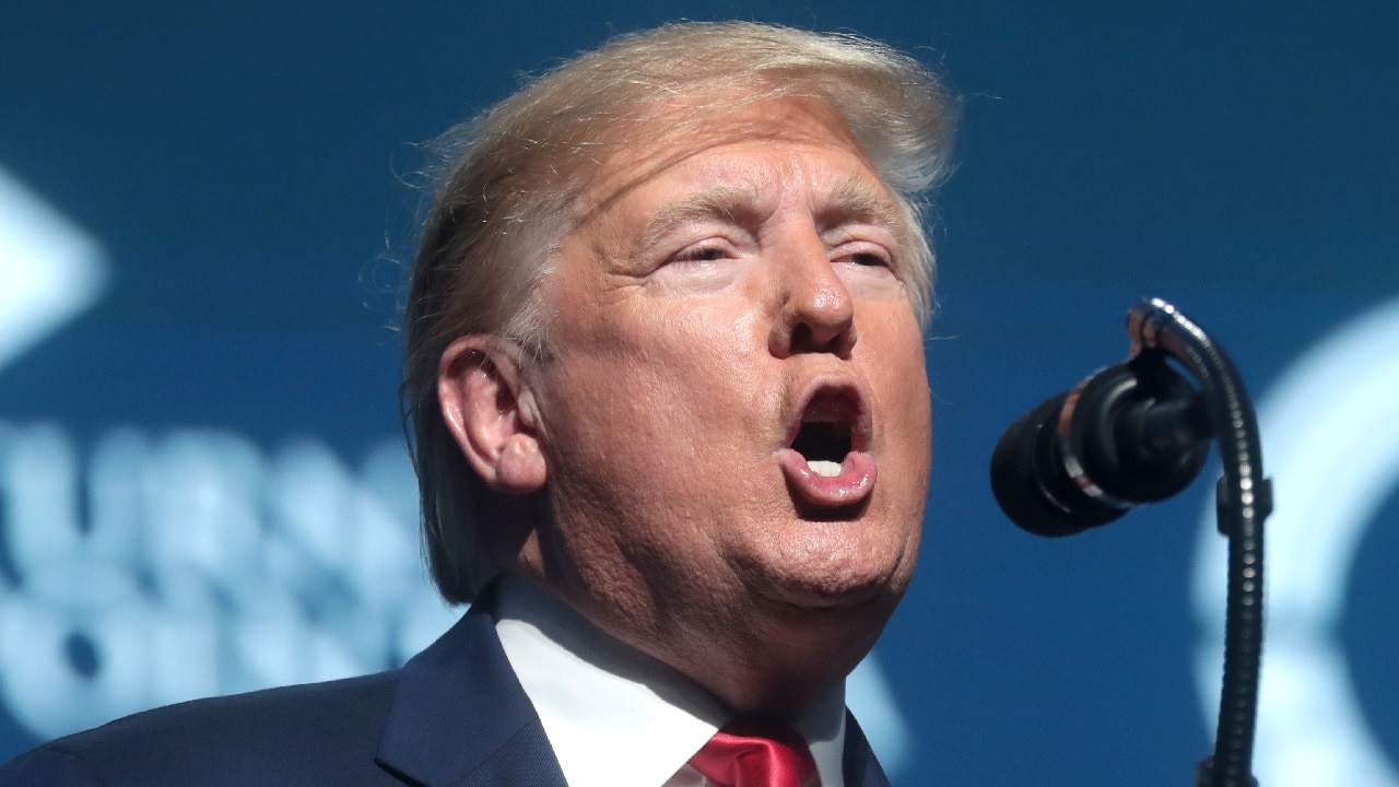 President of the United States Donald Trump speaking with attendees at the 2019 Student Action Summit hosted by Turning Point USA at the Palm Beach County Convention Center in West Palm Beach, Florida. Image Credit: Creative Commons.