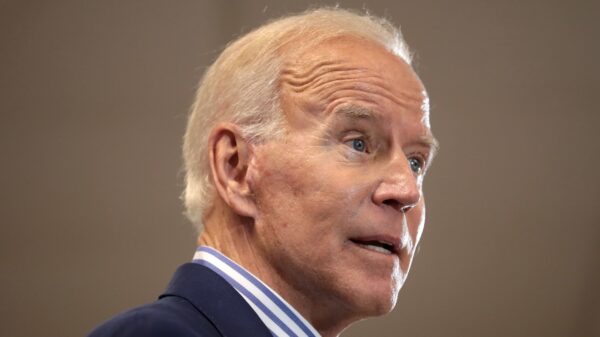 By Gage Skidmore: Former Vice President of the United States Joe Biden speaking with supporters at a town hall hosted by the Iowa Asian and Latino Coalition at Plumbers and Steamfitters Local 33 in Des Moines, Iowa.