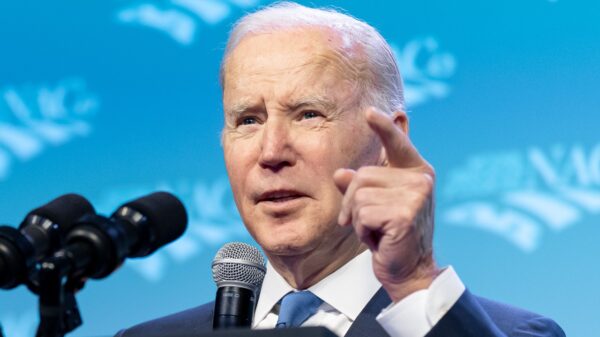 President Joe Biden delivers a keynote address at the National Association of Counties Annual Legislative Conference, Tuesday, February 14, 2023, at the Washington Hilton in Washington, D.C. (Official White House Photo by Adam Schultz)