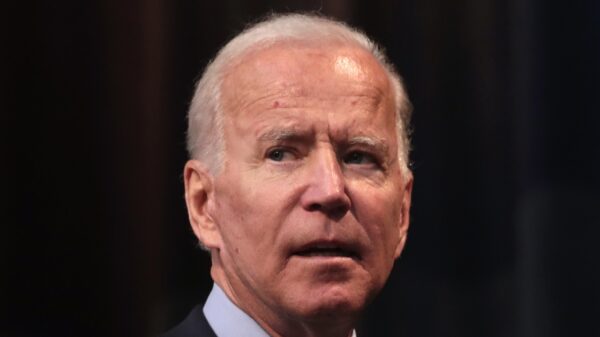 Former Vice President of the United States Joe Biden speaking with attendees at the 2019 Iowa Federation of Labor Convention hosted by the AFL-CIO at the Prairie Meadows Hotel in Altoona, Iowa. Image: Creative Commons.