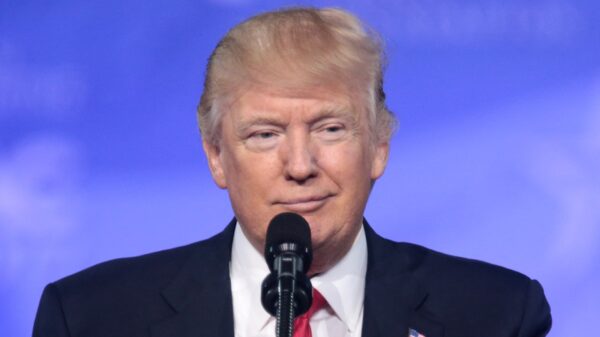 President of the United States Donald Trump speaking at the 2017 Conservative Political Action Conference (CPAC) in National Harbor, Maryland. By Gage Skidmore.