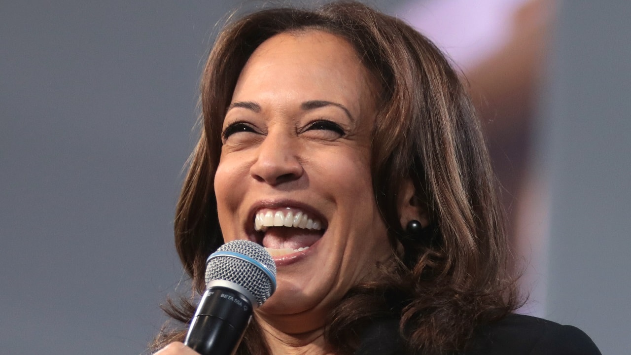 U.S. Senator Kamala Harris speaking with attendees at the 2019 National Forum on Wages and Working People hosted by the Center for the American Progress Action Fund and the SEIU at the Enclave in Las Vegas, Nevada. Image Credit: Creative Commons.