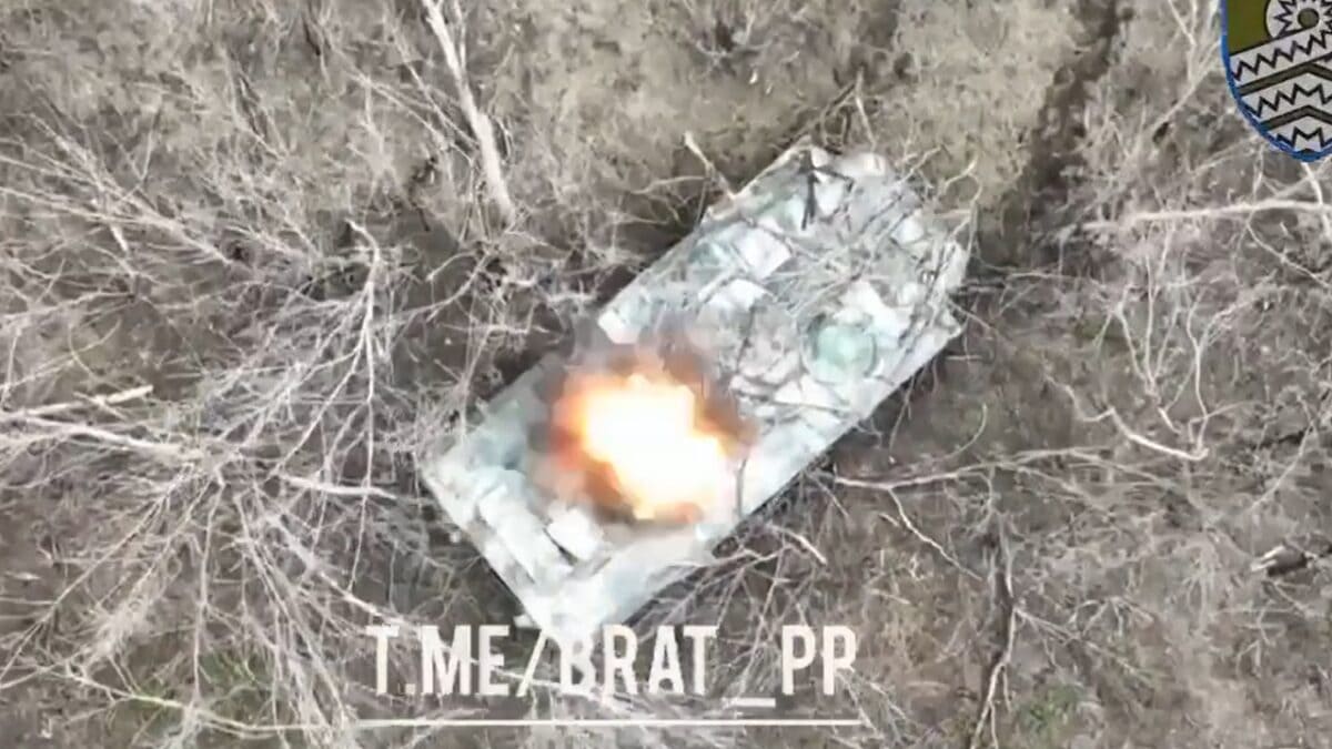 Ukraine Drone Attack. Image Credit: Twitter Screenshot.