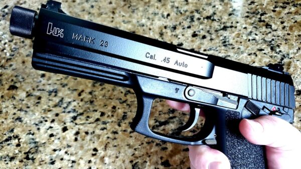 HK MK23. Image Credit: Creative Commons.